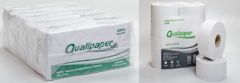 Produto de Limpeza Prolim, Adpro e Qualy Paper